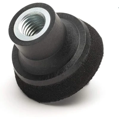 Image of Glass Polish 2 inch (50mm) Backing Pad for Rotary Polishing Machines with M14x2 Thread Hook and Loop Fastener GP12600