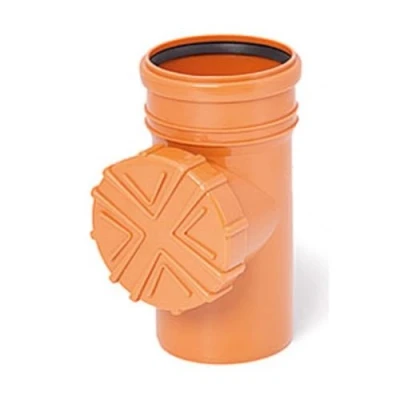 Image of Brick Orange 110mm Gutter Downpipe Leaf Guard Strainer Basket Filter Cleaner