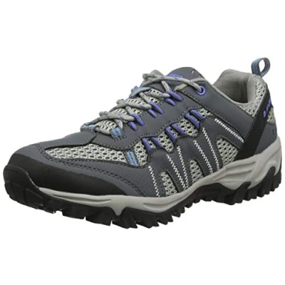 Image of Hi Tec Jaguar Womens Shoes Charcoal/Dusty Blue 4 (37)