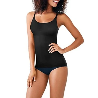 Image of Maidenform Women&#039;s Cover Your Bases SmoothTec Shaping Camisole Camouflage, Black, L