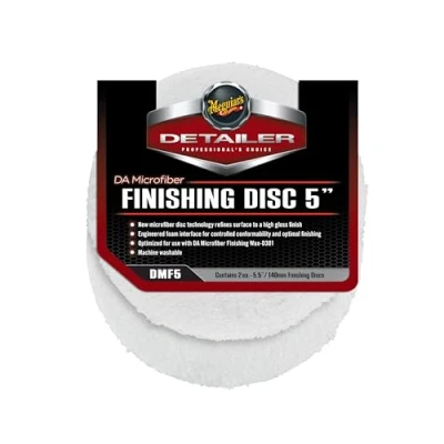 Image of Meguiar&#039;s DMF5 Detailer DA Microfibre Finishing Disc 5&quot; (2 Pack), White