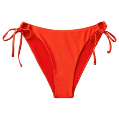Image of United Colors of Benetton Women&#039;s Sea Briefs 3p5h5s03h Bikini Bottom, Bright Red 9t5, M