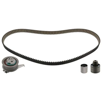 Image of 65968216002 Timing belt kit FEBI BILSTEIN 100790 145 with attachment material rounded tooth profile VOLKSWAGEN: Golf 7, Crafter Van