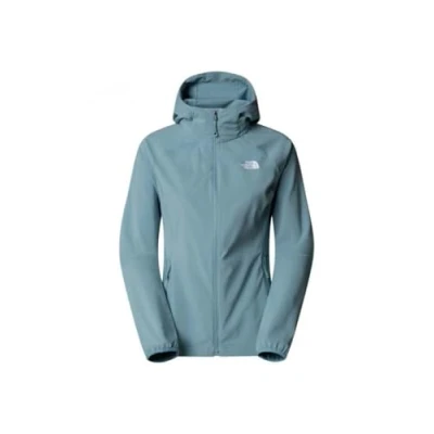 Image of The North Face Nimble Hoodie Windbreaker, Women&#039;s, Size: Medium, Shallow blue