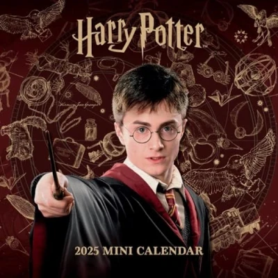 Image of 2025 Calendar Harry Potter Month to View Mini Official Product