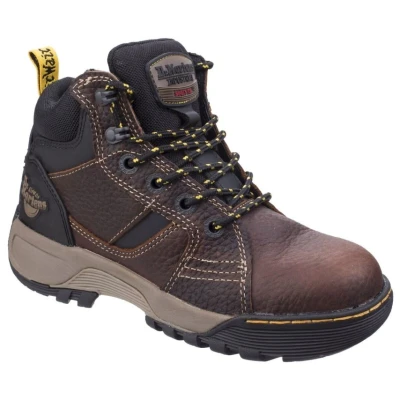 Image of Dr. Martens Men Grapple Safety Shoes, Brown (Teak+Black 214), 4 UK