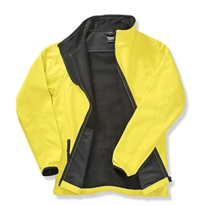Image of Result R231M Printable Softshell Jacket Yellow/Black, 3X Large