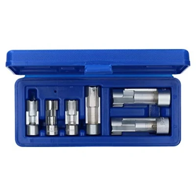 Image of ABS Diesel Injection Injector Pipes Difficult Access Sockets 10mm 19mm 6pc