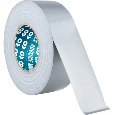 Image of Advance AT175 High Quality Polycoated Silver Cloth Tape 50mm x 50m