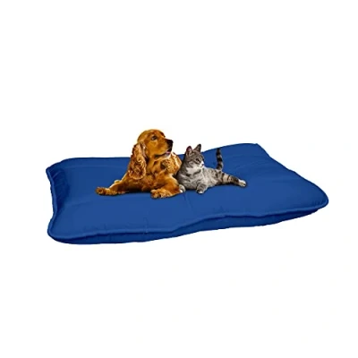 Image of Stripey Finds Dogs Maxy Pillow 60x100cm, Royal