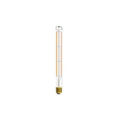 Image of Clear Tubular Long Non Dimmable LED Filament Bulb 5.7W E27 2700K Bell Lighting