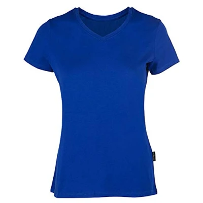 Image of HRM Women&#039;s Luxury V F T Shirt, Royal Blue, XXL