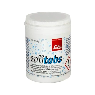 Image of Solis Cleaning Tablets for Coffee Machines, Pack of 100, Solitabs