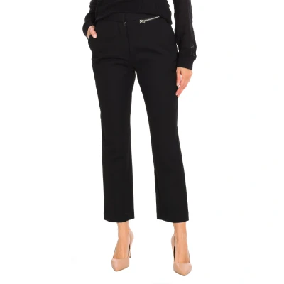 Image of Eleven Paris Womens Long pants with a zipper pocket 16F2PA08 woman Black Cotton Size EU 38 (Womens)