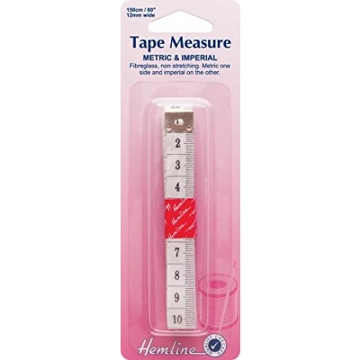Image of Sewing Tape Measure Metric &amp; Imperial