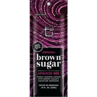 Image of Tan Incorporated Original Dark Brown Sugar Tingle Advanced 45 Bronzer Tanning Lotion 22ml