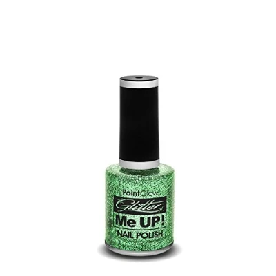 Image of PaintGlow, Glitter Nail Polish, Green, 12ml