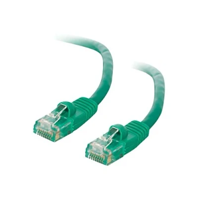 Image of C2G 10M GREEN Cat5e Ethernet RJ45 High Speed Network Cable, LAN Lead Unshielded PVC UTP Patch Cable