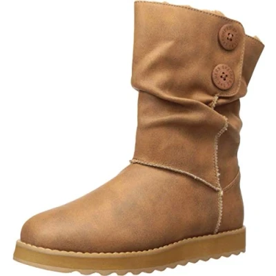 Image of Skechers Kpsake2 Up Womens Chukka Boots Lightweight Classic Brown 6