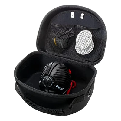 Image of Trend Air Stealth Half Mask Respirator, Small/Medium with Replacement P3 Filters &amp; Storage Case, STE/M/CASE