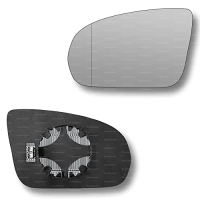 Image of Less4spares Replacement Wing Mirror Glass Left Compatible with Mercedes CLA 2019 2022 CLIP ON Passnager Near Side N/S Heated Blind Spot