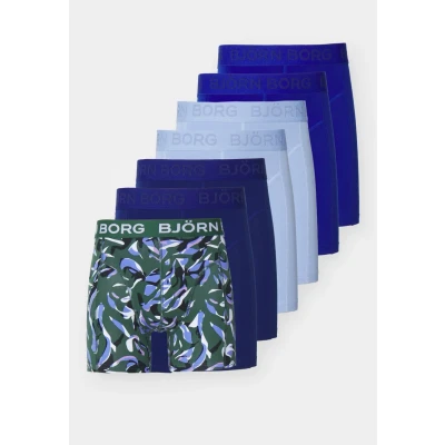 Image of Björn Borg 7 PACK Pants, Men&#039;s, Size: Medium, Blue/green