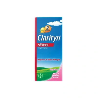 Image of Clarityn Allergy 1mg/ml Syrup Sugar Free Mixed Berries Flavour 60ml