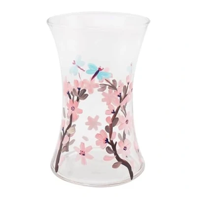 Image of The Leonardo Collection LP48336 Vase Blossom &amp; Dragonfly 1 Piece 12x12x20 cm Accessory, Multicolor