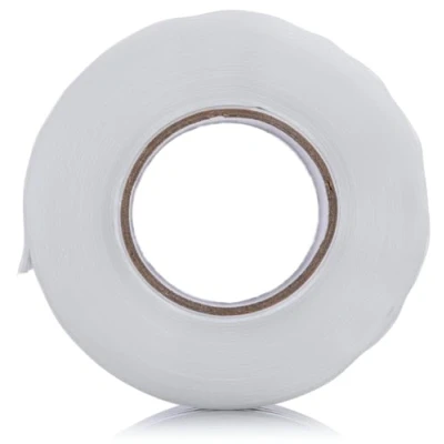 Image of YoiYee White Waterproof Self Amalgamating Tape, Fusing Silicone Rubber Material, for Plumber/Stop Leak/Leaking Pipe Sealing/Water Hose Repair/Electrical Cable Insulation, 25mm Wide