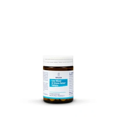 Image of Weleda Low Mood &amp; Stress Relief Tablets, Mild Symptons associated with Stress, Homeopathic Medicinal product, Vegan, 80 Tablets