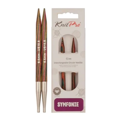 Image of KnitPro 6.5 mm Symfonie Interchangeable Normal Circular Needles, Multi Color