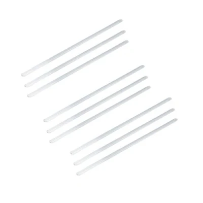 Image of Kabalo Set Of 9 Glass Stirring Stirrer Rods For Scientific Chemistry Laboratory Lab Use