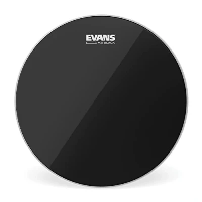 Image of Evans MX Black Marching Tenor Drum Head, 10 Inch