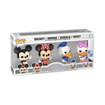 Image of Funko Pop! Disney: Disney Classics 4PK Daisy Duck Collectable Vinyl Figure Gift Idea Official Merchandise Toys for Kids &amp; Adults Movies Fans Model Collectors and Display