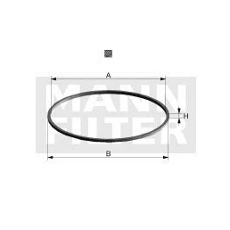 Image of 0004770980, 0004773380, 0004773580, A0004770980, A0004773380 Gaskets MANN FILTER Di 75 00 75mm