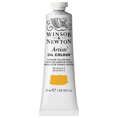 Image of Winsor &amp; Newton 37ml Artists&#039; Oil Colour Cadmium Yellow Deep