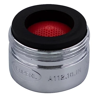 Image of NEOPERL 5404205 Perlator 2.2 GPM 13/16 in. 27 Junior Male with Tightening Grooves Faucet Aerator, Chrome