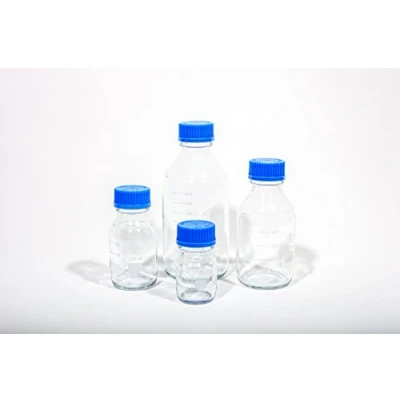 Image of BOROSILICATE GLASS LABORATORY SIMAX REAGENT BOTTLE SET (1 EACH OF 100, 250, 500, 1000ML)