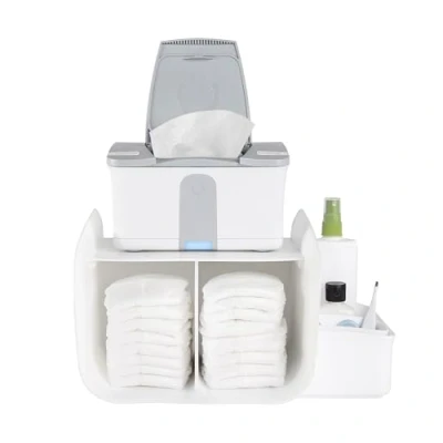 Image of Ubbi Diaper Caddy Organizer, Stores Baby Diapers, Wipes &amp; Accessories, White