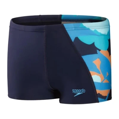 Image of Speedo Kids Alv Leg Swim Shorts Navy/Blue 15 16 Years