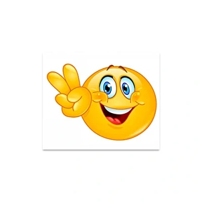 Image of Sticker Biker Wave Smile Tab 10 x 12 cm