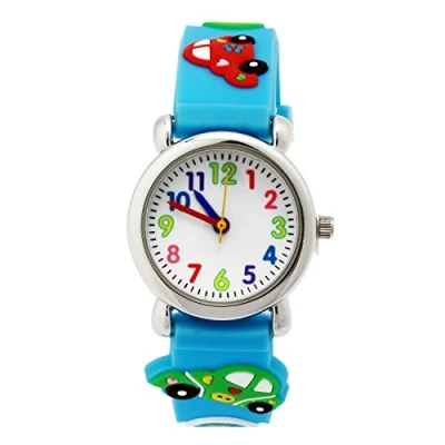 Image of Mixe First Time Teacher Boys Girls Children Kids Analog Wrist Watch Cartoon 3D Band Environment Friendly Silicone ME92 (Y)