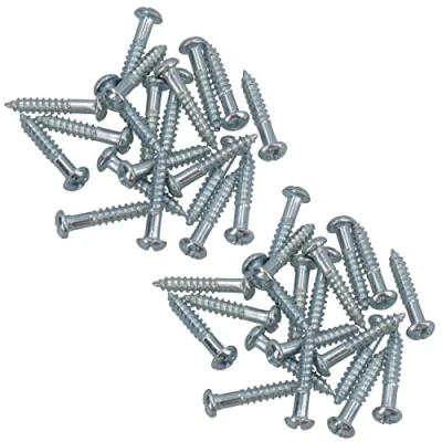 Image of PH2 Dome Headed Phillips Wood Screws 3.5mm x 20mm Fastener Fixings 40pc