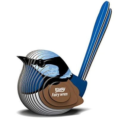 Image of EUGY Eco Friendly 3D Paper Puzzle (Fairy wren)