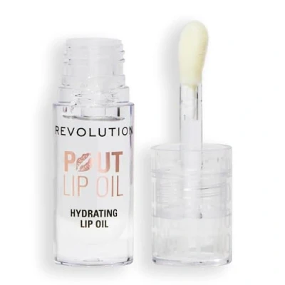 Image of Revolution Pout Lip Oil Lychee Clear 4ml