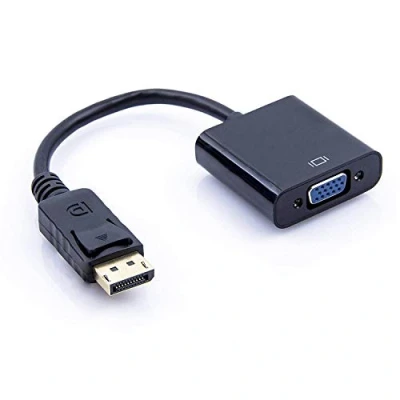 Image of Multibao DP to VGA Adapter, Gold Plated DisplayPort Converter Male Female 1080P HDTV