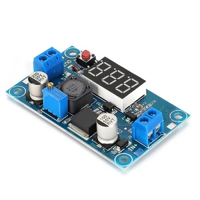 Image of Adjustable Voltage Module, Buck Converter Regulator DC Module with LED Display, Stabilized Power 4 40V to 1.25 37V