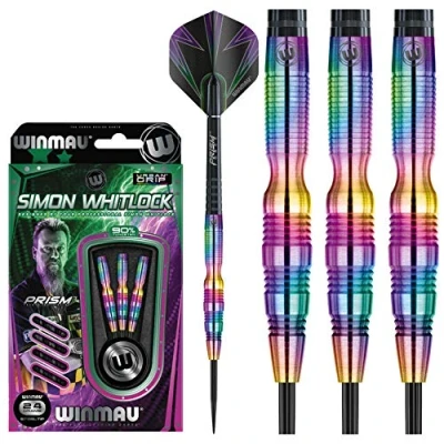 Image of WINMAU Champions Simon Whitlock 3: 24g Tungsten Darts Set with Flights and Stems