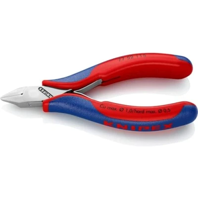 Image of Knipex Electronics Diagonal Cutter with multi component grips 115 mm 77 52