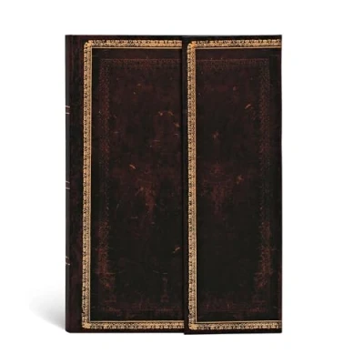 Image of Paperblanks Old Leather Moroccan Flexi Mini Notebook with Lined Pages Black (Old Collection)